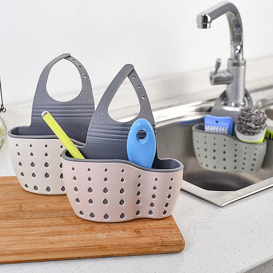 Adjustable Kitchen Sink Organizer – Space Saving Drain Rack for Faucet Storage