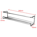 Wall Mounted Spice Rack – Kitchen Storage Organizer (2PCS Set)