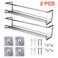 Wall Mounted Spice Rack – Kitchen Storage Organizer (2PCS Set)