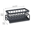 Kitchen Sink Drain Rack – Sponge & Soap Organizer with Drain System