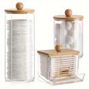 Bathroom Organizer Set – Makeup & Storage Container with Clear Lid